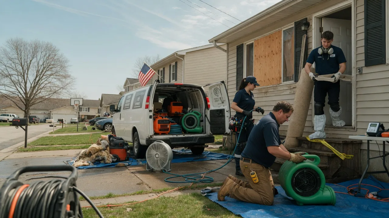 Water Damage Restoration in Victoria, KS near me